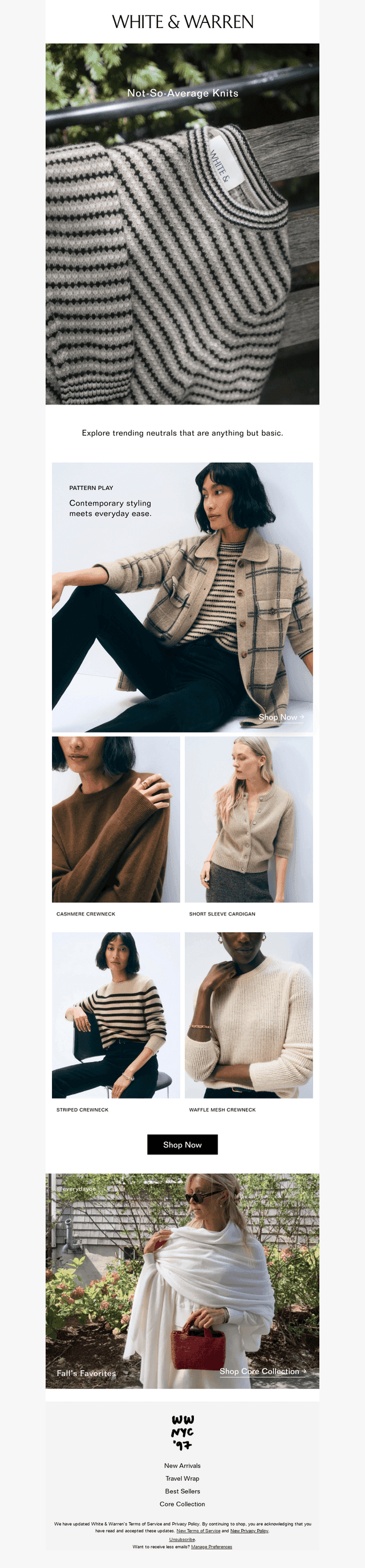 Trending For Fall: Contemporary Cashmere