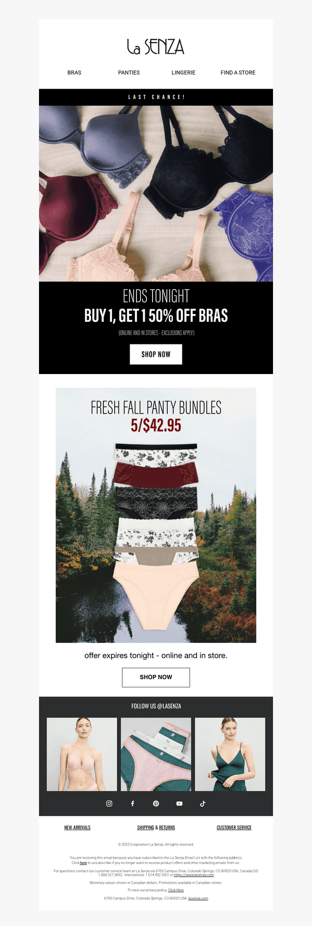 BOGO 50% Off Bras — Ends Tonight❗