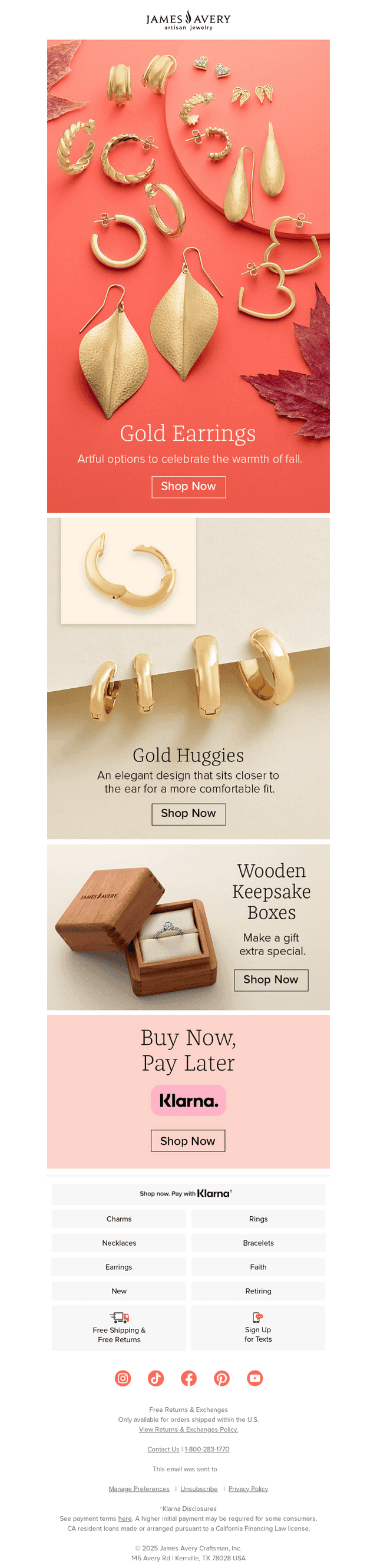 Gold Earrings for Fall