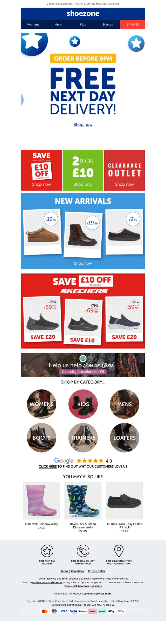 Why wait? Get FREE next day delivery on ALL orders!