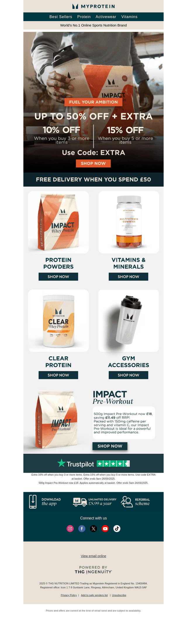Bulk up for LESS | Up to 50% off