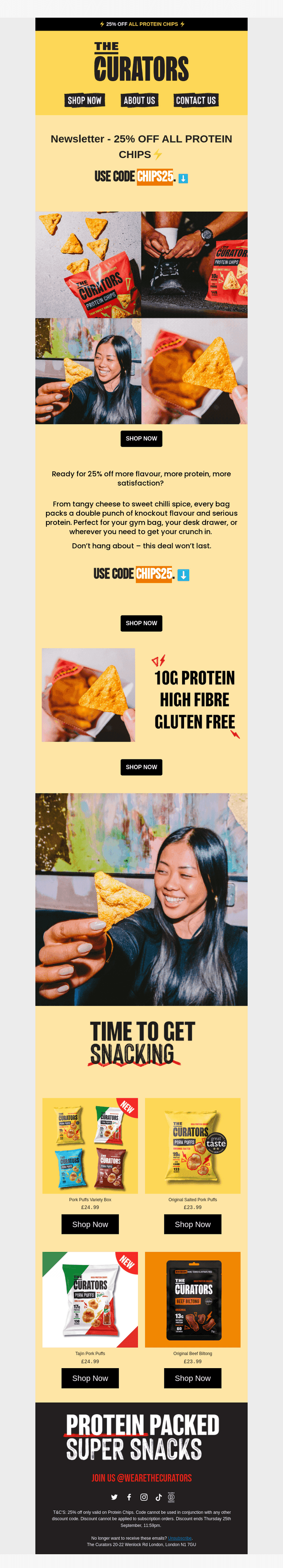 25% OFF PROTEIN D*RITOS ⚡️