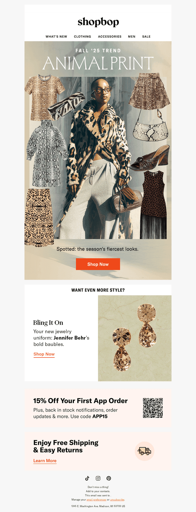 It's all about animal print