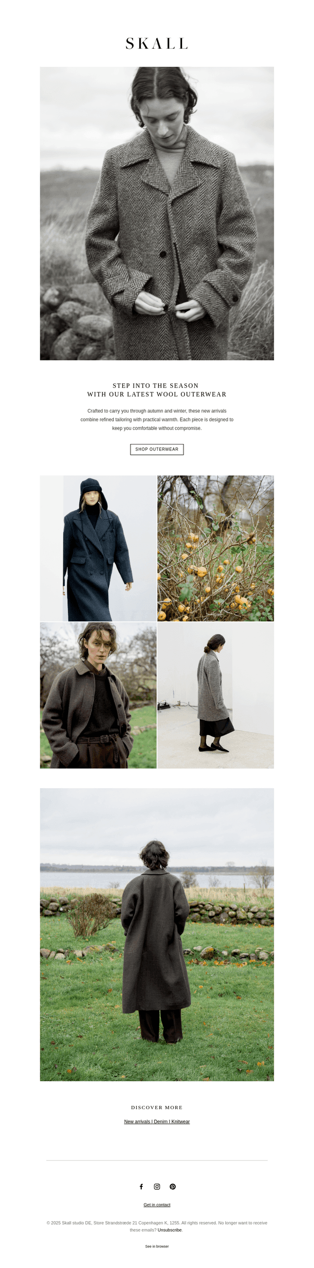 New Season Wool Outerwear
