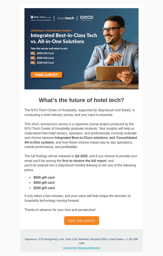 StayNTouch email from Thu, Sep 18, 2025