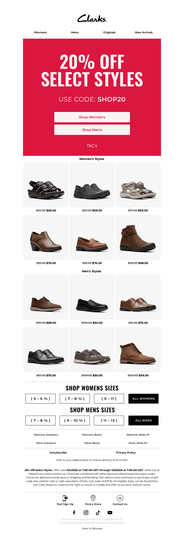 🍂 Fall Favorite Styles Now 20% Off!