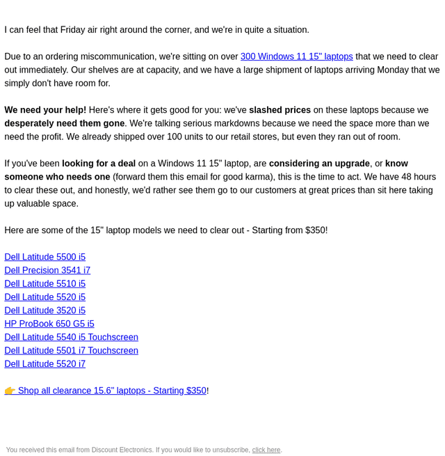 🚨 48 Hours: 300+ Laptops Must Go (Starting $350)!