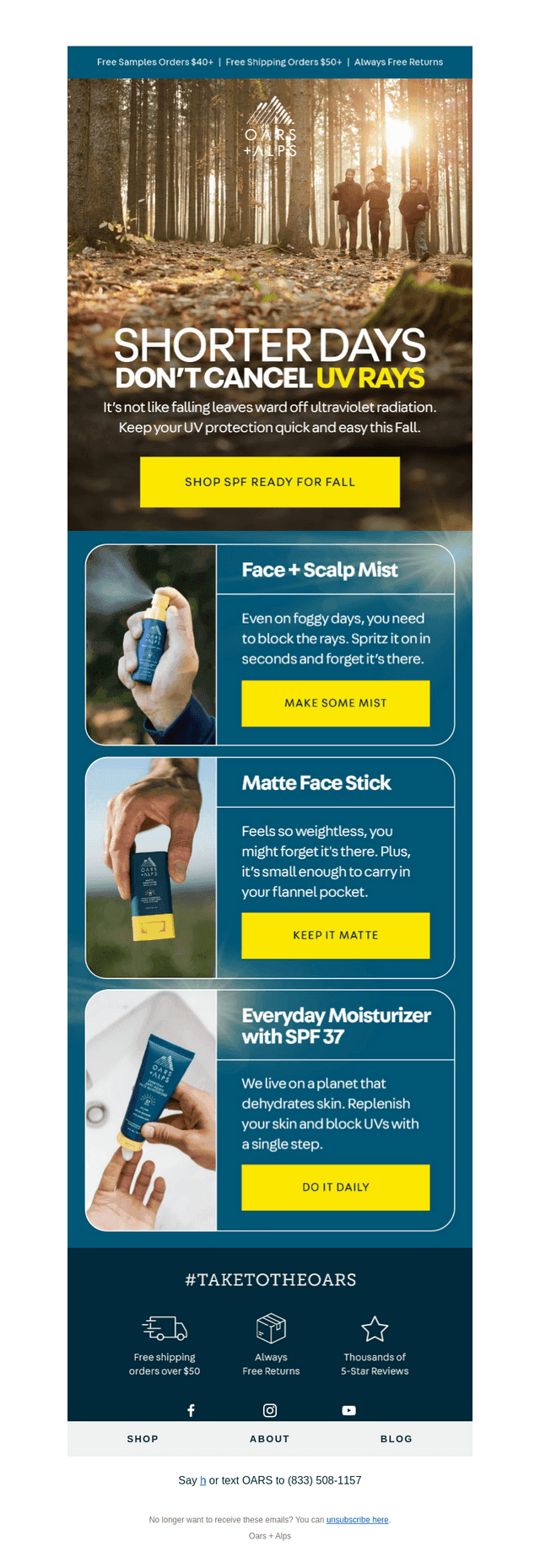 Shorter Days Don't Cancel UV Rays ☀️