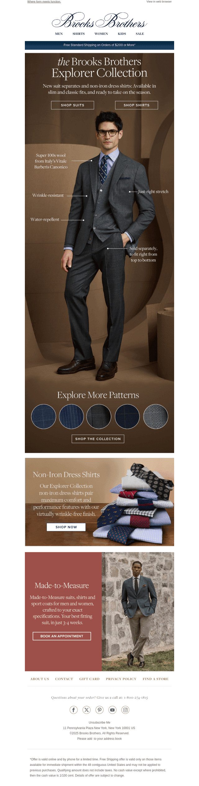New: Brooks Brothers Explorer Collection