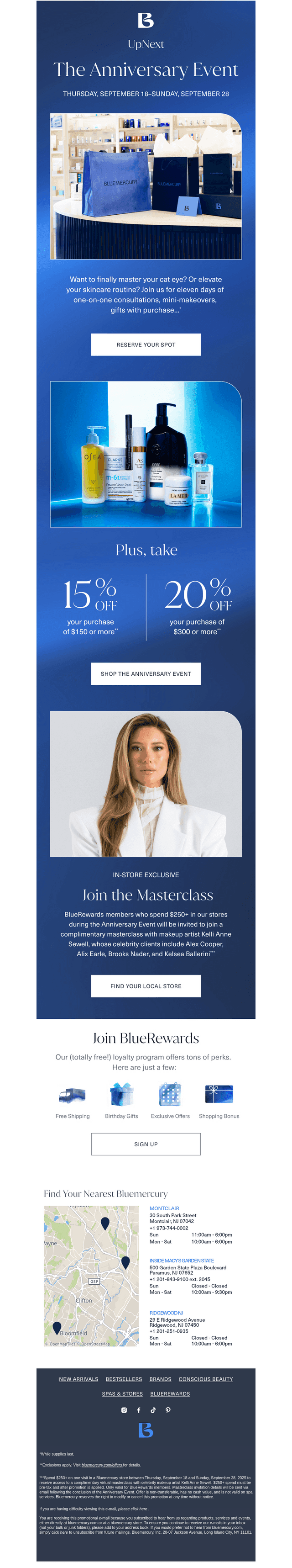 Bluemercury email from Thu, Sep 18, 2025