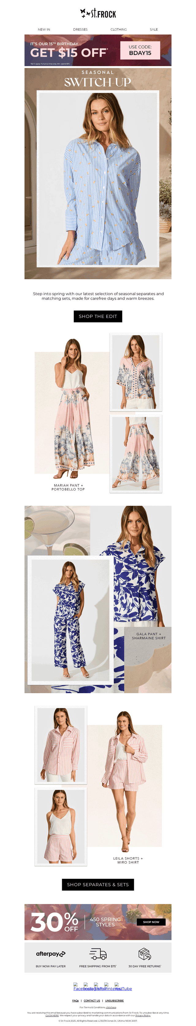 Seasonal Switch-Up: New Sets & Separates