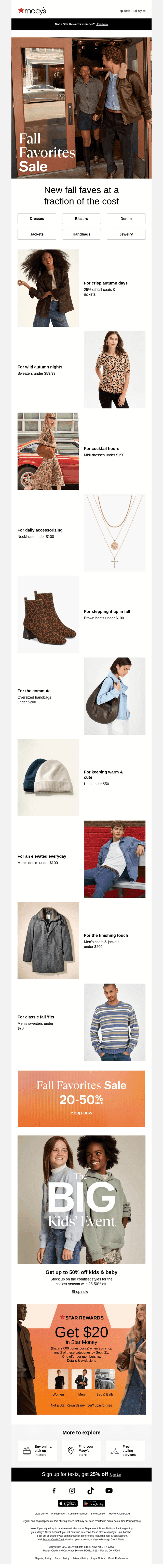 $200 & under! Shop wear-now fall styles