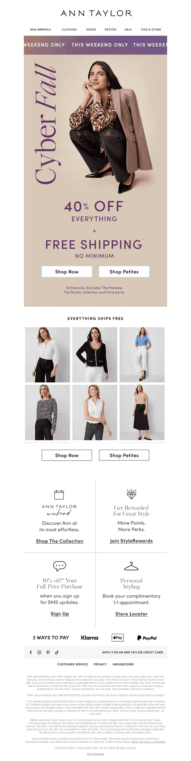 40% Off EVERYTHING — Plus FREE Shipping*
