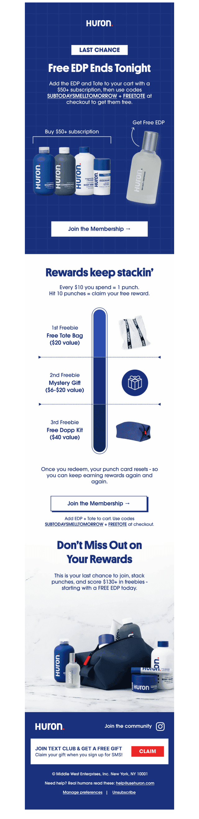 Last Chance: Free EDP Ends Tonight