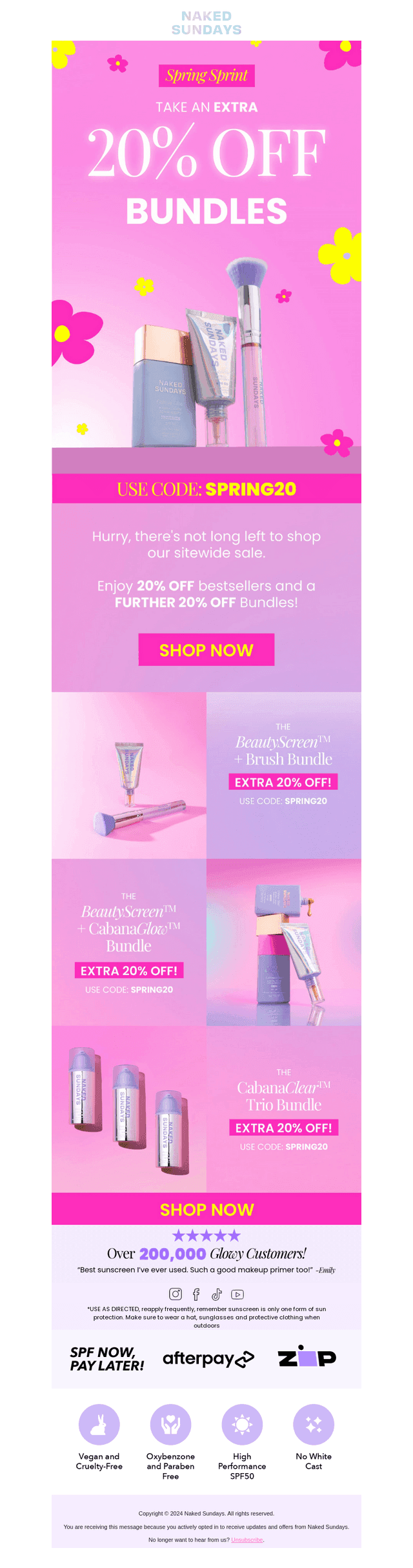 Extra 20% Off Bundles 💖