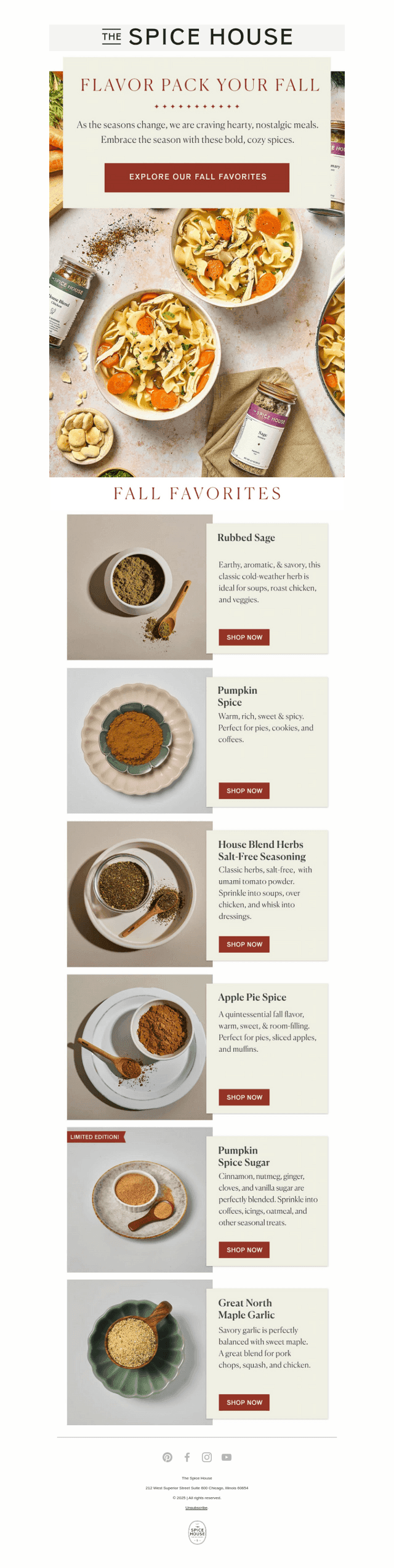 Flavor Pack Your Fall