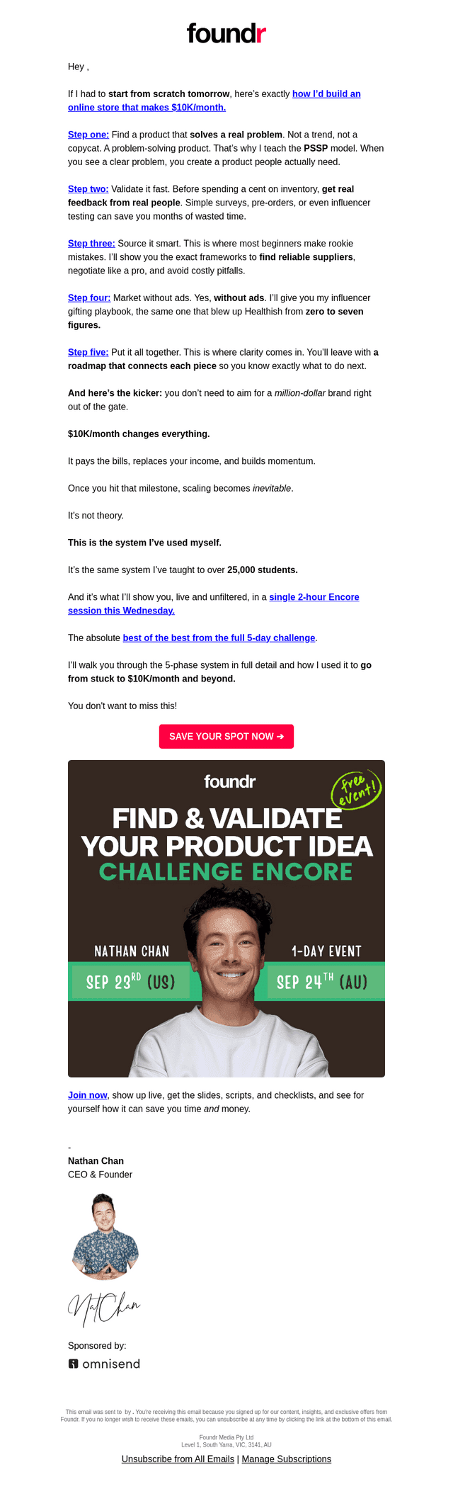 Exactly how I’d build a 10K/mo store (Encore Training)