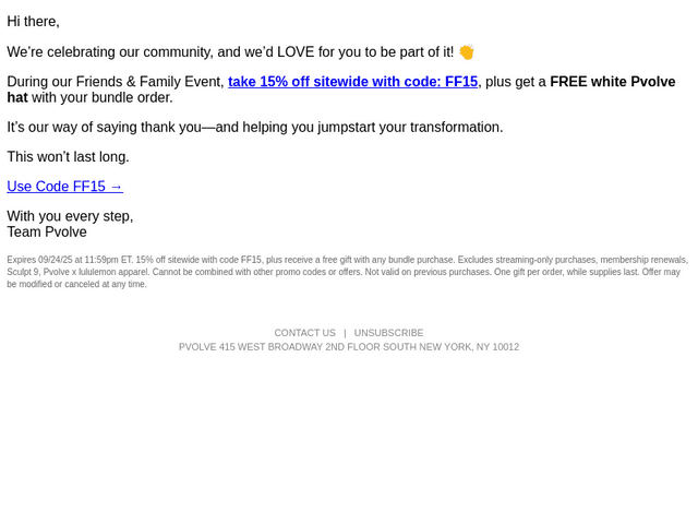 Did you shop 15% OFF yet?