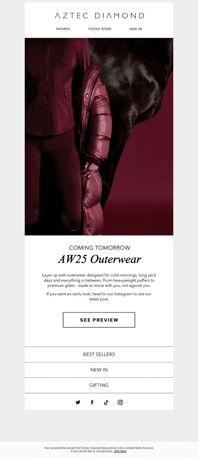 Coming Tomorrow: AW25 Outerwear