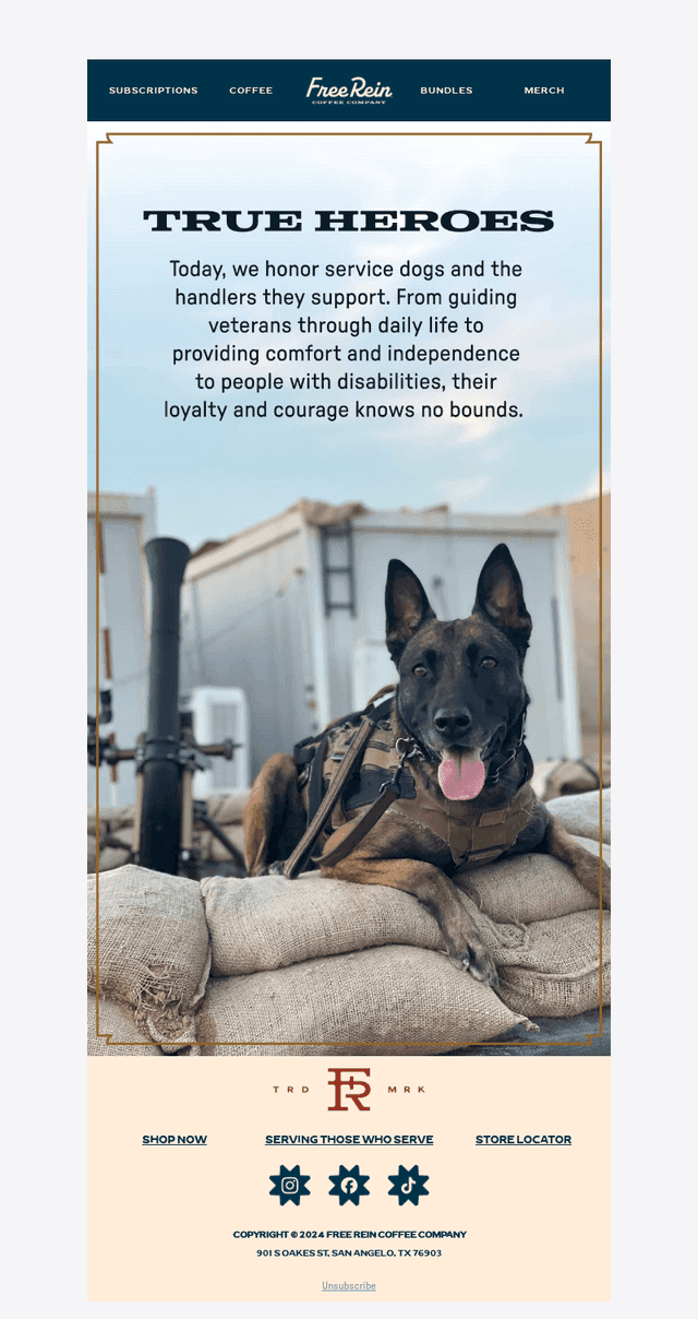 Some heroes have four legs