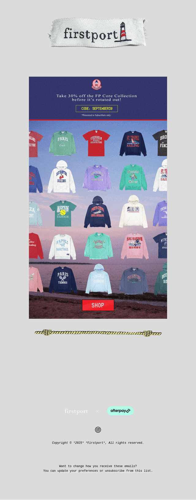 30% Off the Core Collection: For Subscribers