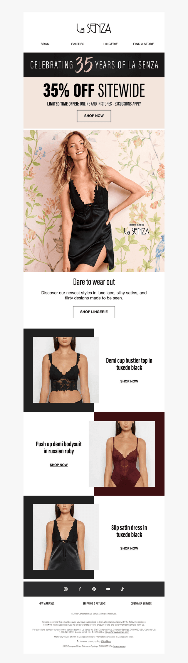 35% Off Everything — Just for You! 🖤