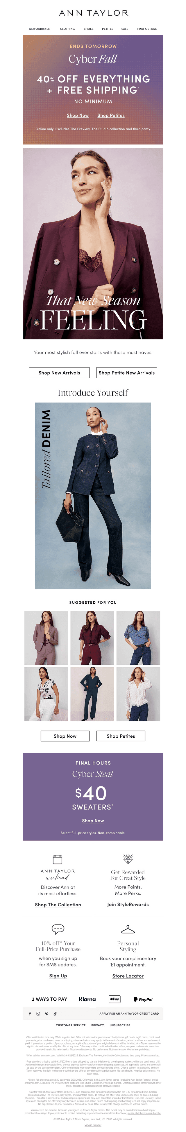 Stock Up Now: $40 Sweaters Ends Tonight
