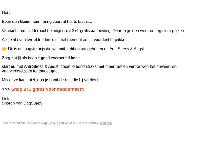 Laatste uren: mis het niet