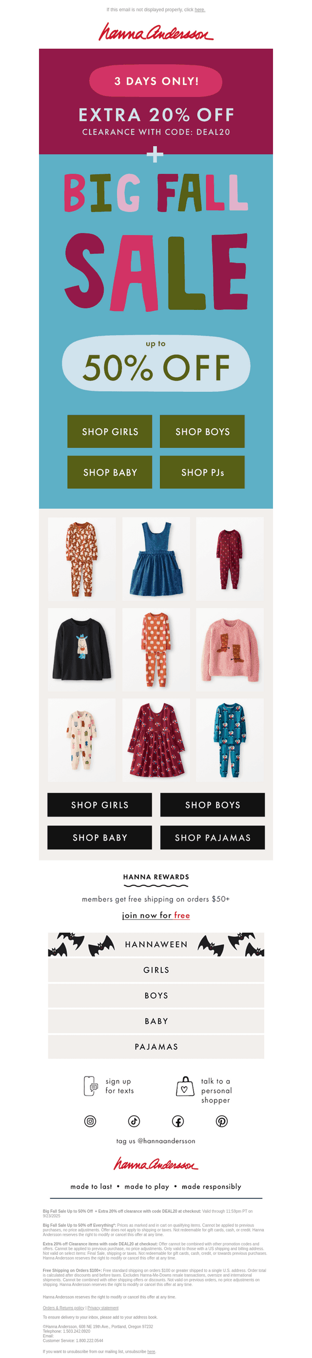 3 DAYS ONLY ⭐ Extra 20% Off Clearance