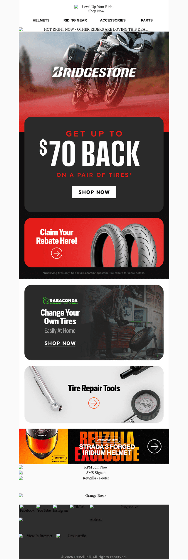 Bridgestone Tire Rebate | Up To $70 BACK