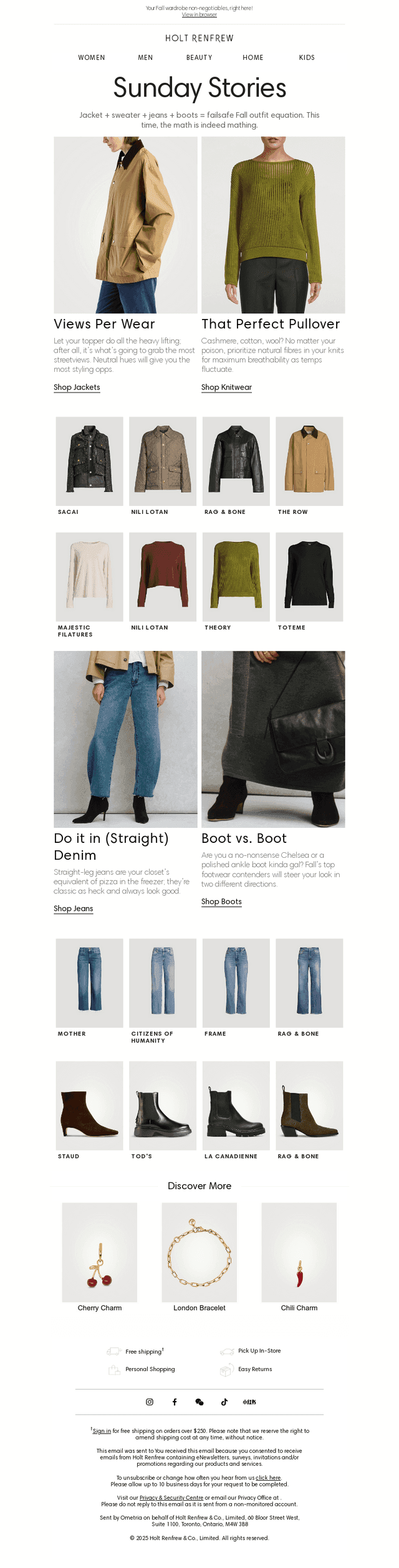 Sunday Stories | Fall Outfit Math
