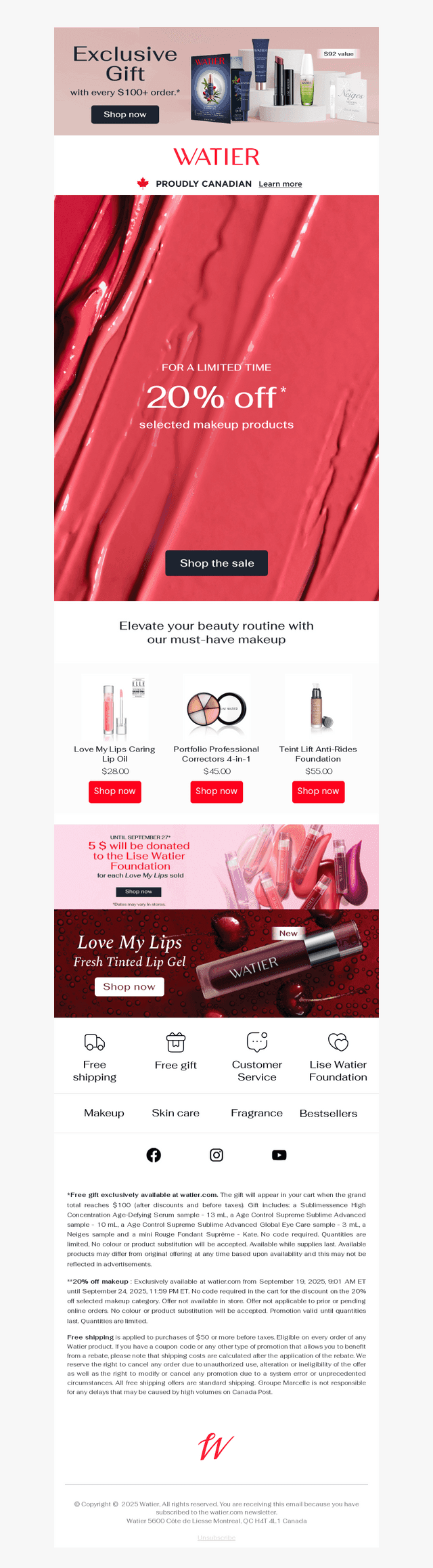 Hey, your 20% makeup discount is here!💄