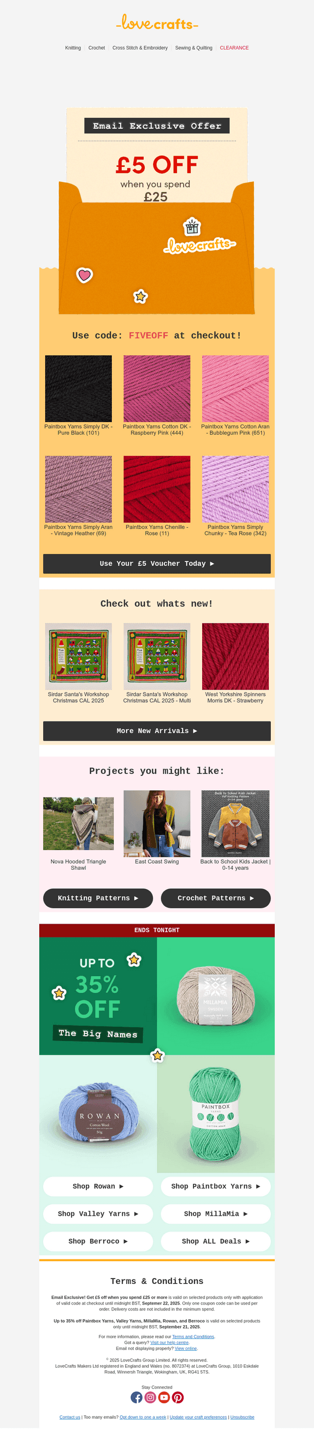 £5 OFF your next make!