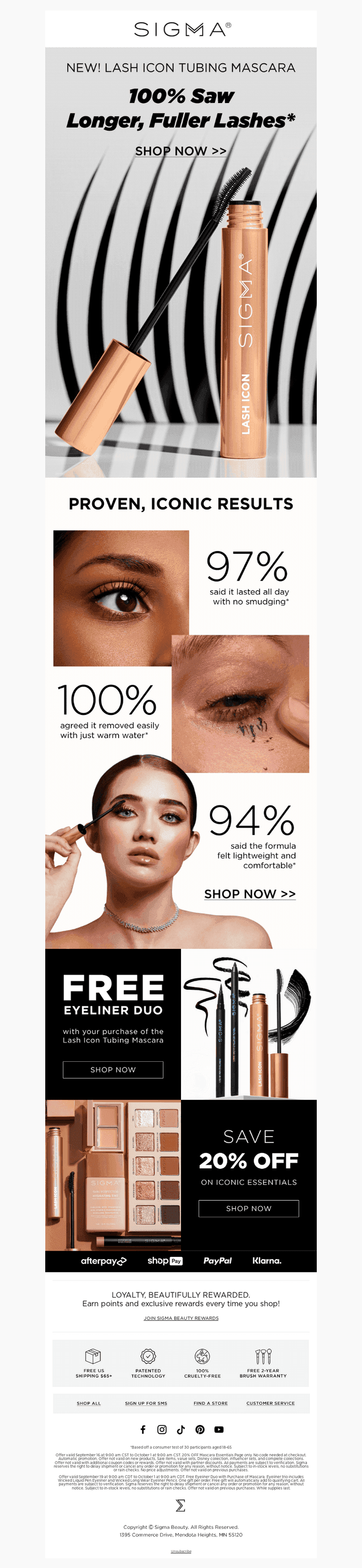 100% Saw Longer, Fuller Lashes 👀