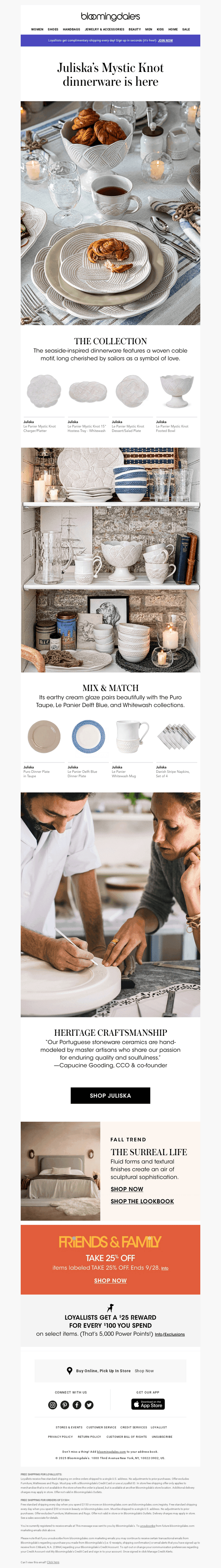Juliska’s new fall dinnerware is here