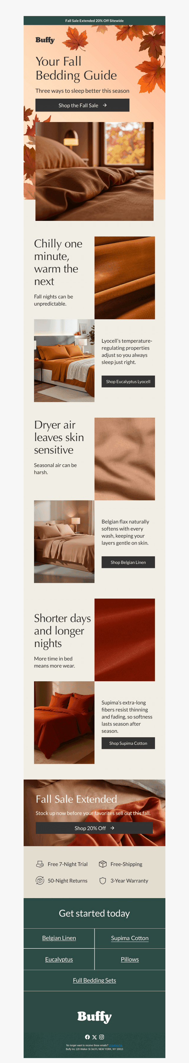 Autumn Bedding Guide | Shop The Fall Event