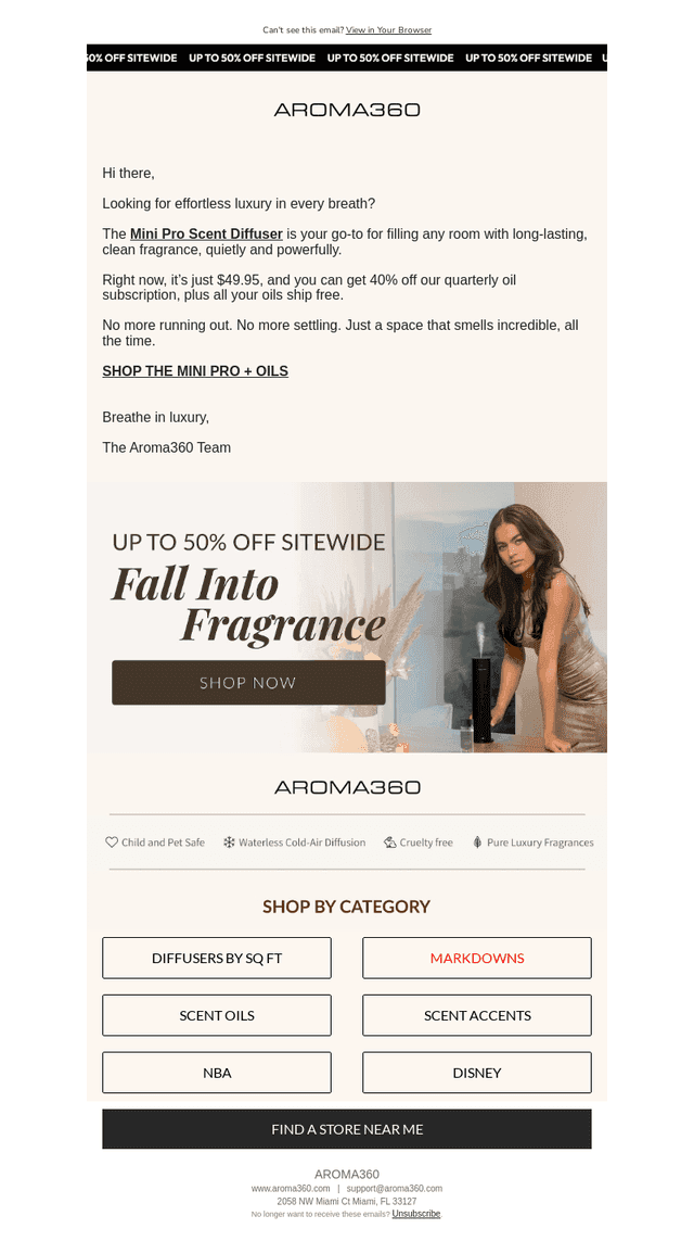 Oils 40% Off + Free Shipping