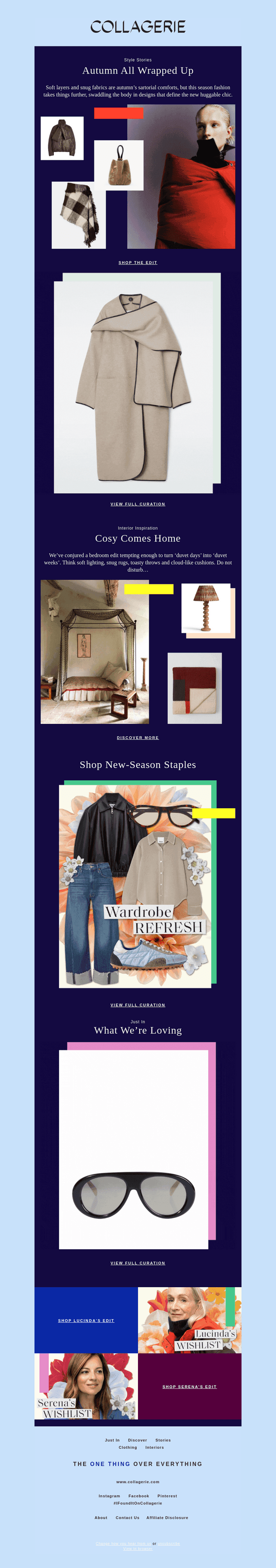 Cosy Is The New Chic