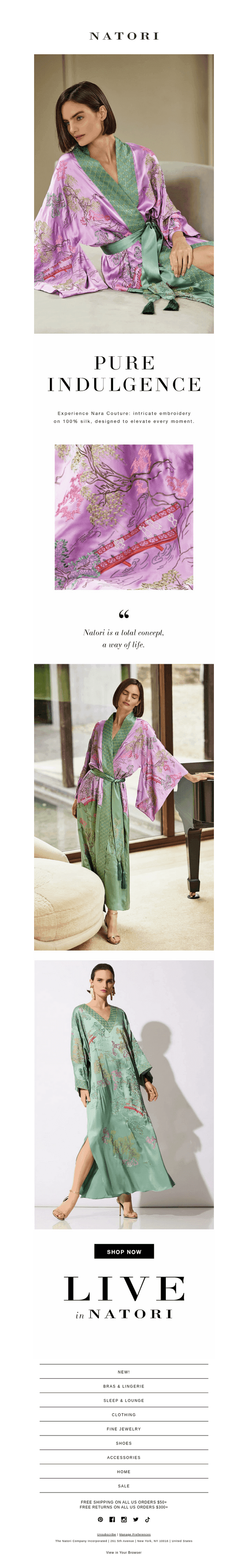 Pure Indulgence: Nara Couture