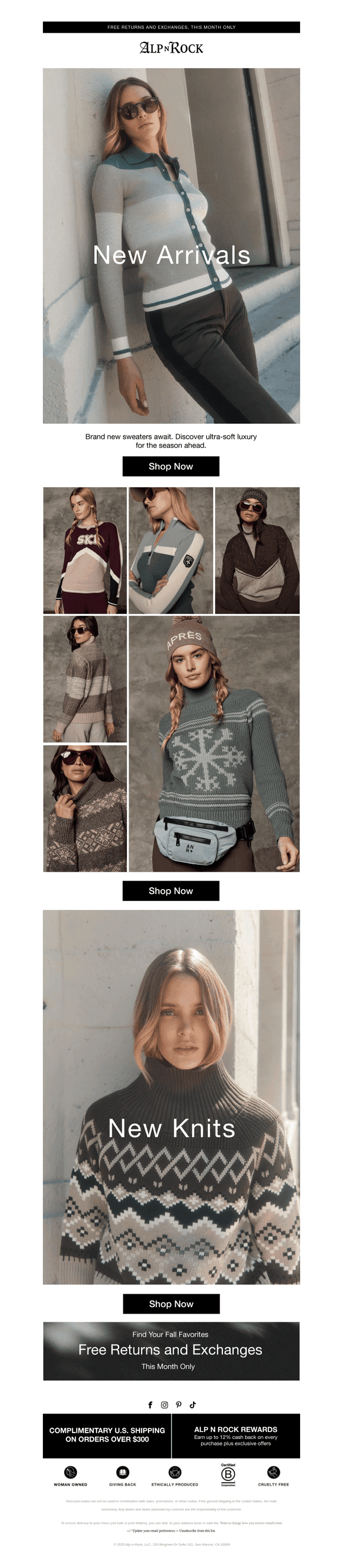 New Sweater Arrivals
