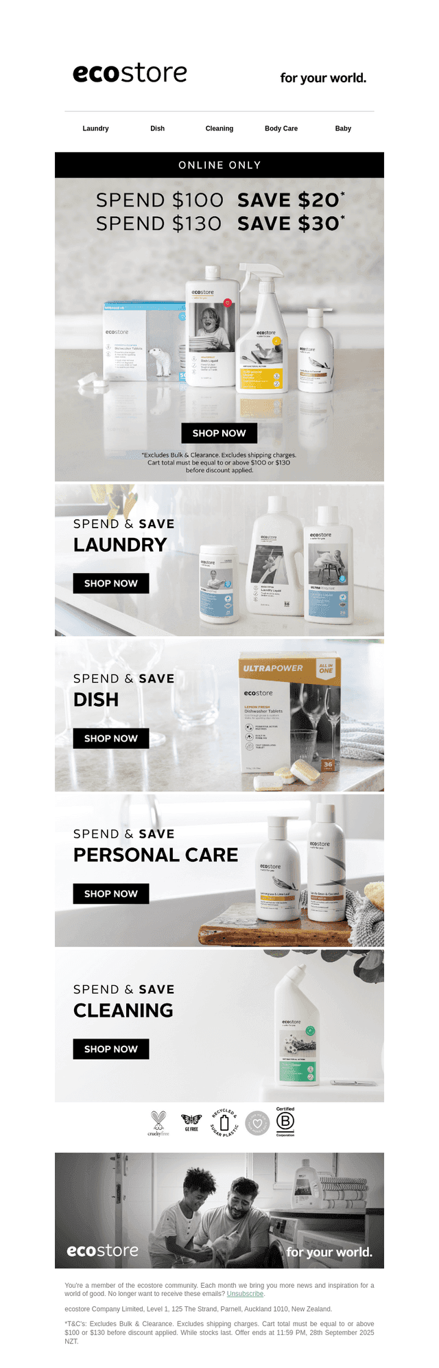 Spend more, save more