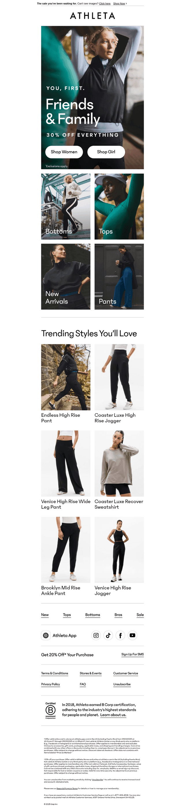 Friends & Family, 30% is *HERE*