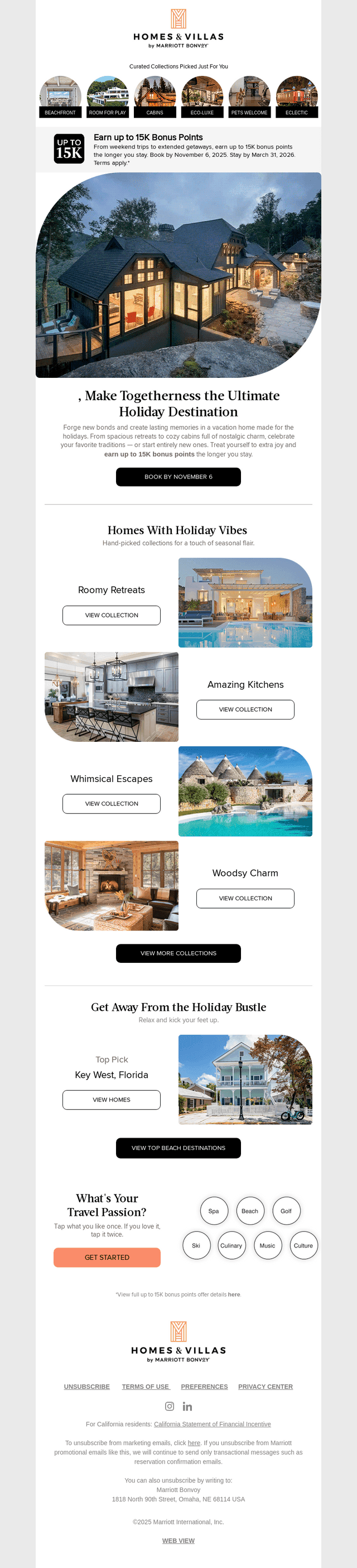 Getaways made for holiday gatherings
