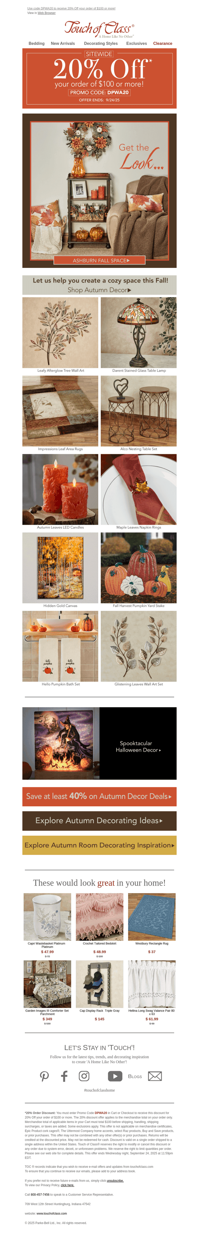 Cozy Season is here with 20% Off 🍂