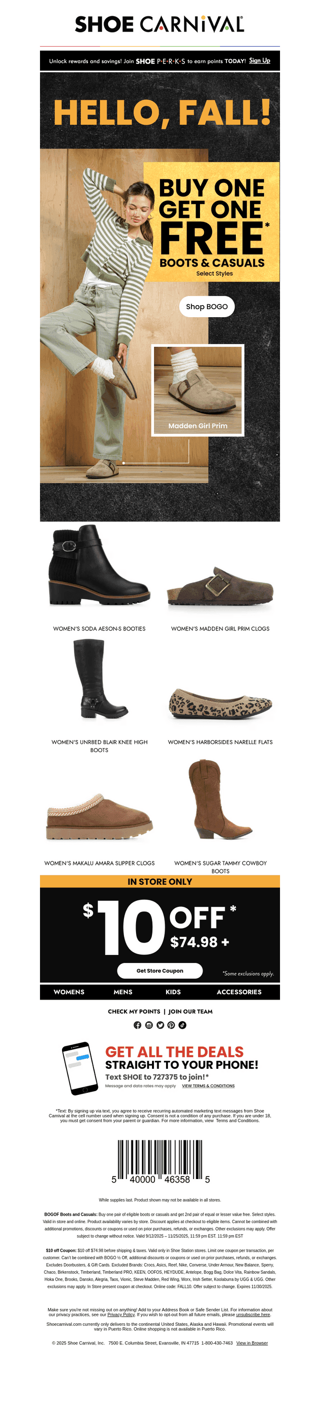 Hello, Fall: BOGO FREE BOOTS