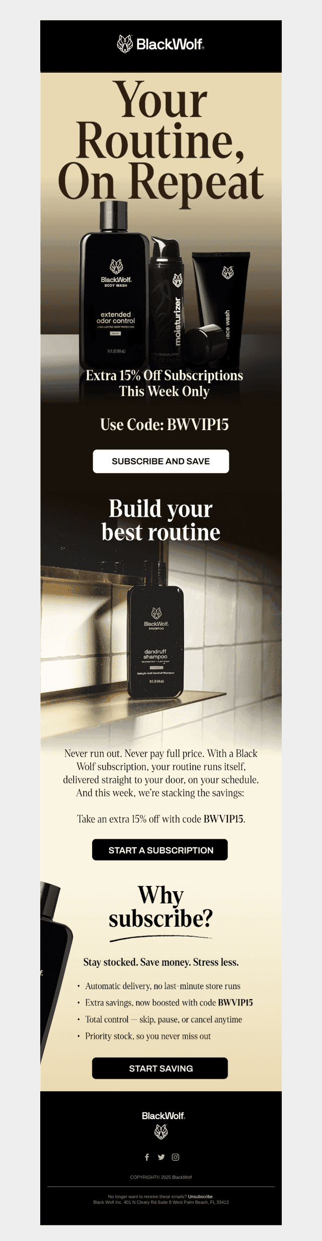 Black Wolf email from Mon, Sep 22, 2025