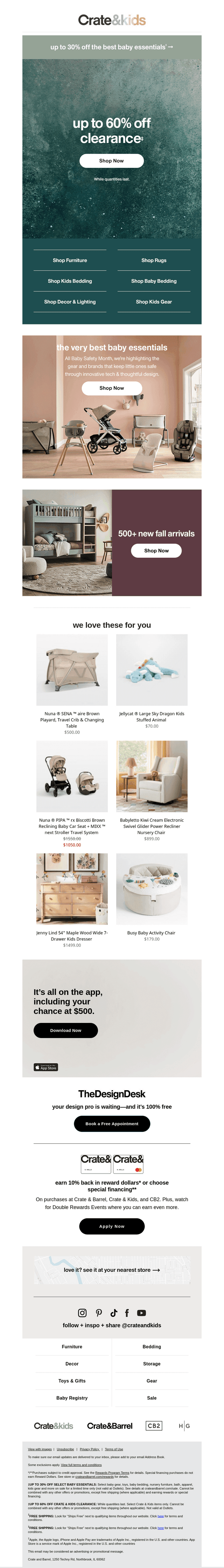 Clearance time: up to 60% off!