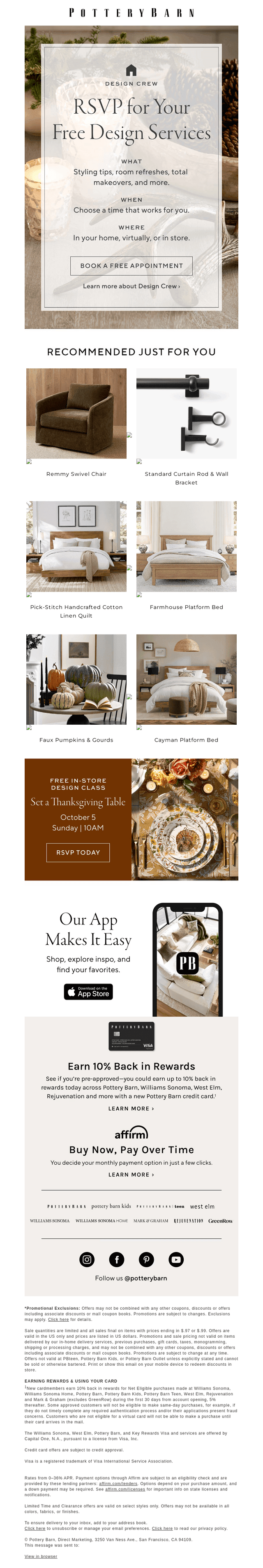 Free design services: We can help