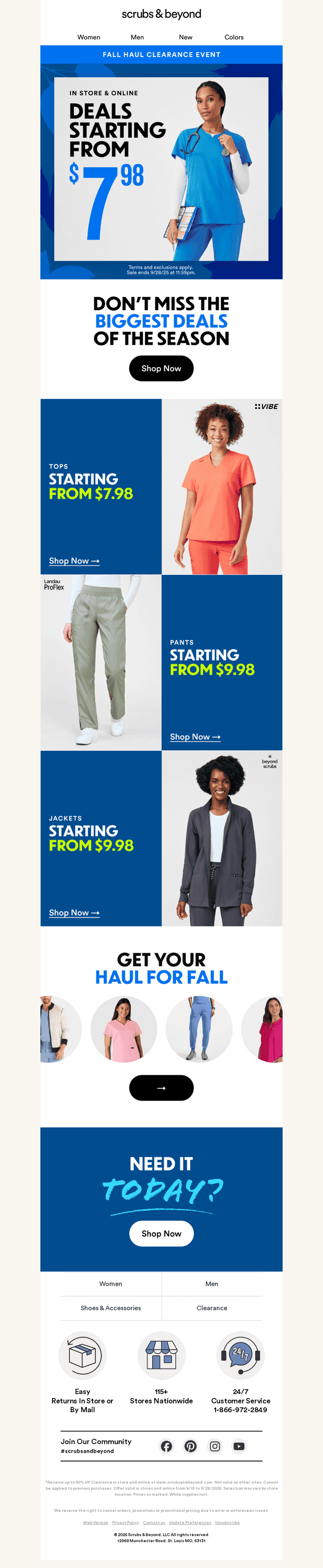 Jackets & Pants From $9.98