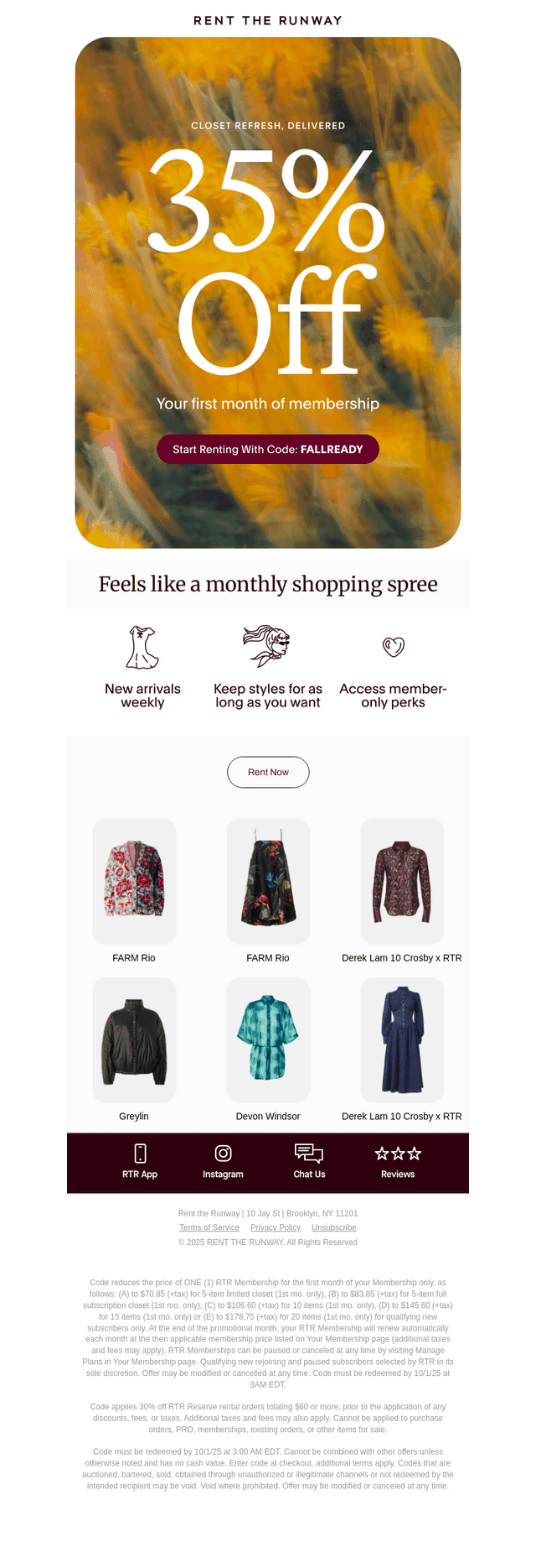 Fall pieces, 35% off
